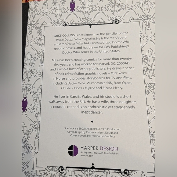 Sherlock: The Mind Palace: A Coloring Book Adventure - Picture 6 of 6